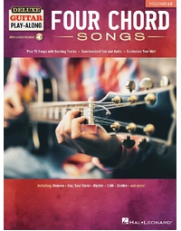 Four Chord Songs Deluxe Guitar Playalong V13 BK/OLA