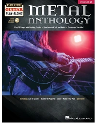 METAL ANTHOLOGY DELUXE GUITAR PLAYALONG V15 BK/OLA