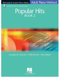 HLSPL ADULT PIANO POPULAR HITS BK 2 BK/OLA