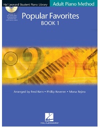 HLSPL ADULT PIANO POPULAR FAVORITES 1 BK/CD