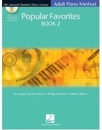HLSPL ADULT PIANO POPULAR FAVORITES 2 BK/CD