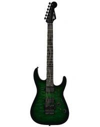 Charvel Pro-Mod Plus DK24 HH FR QM EB Cloaked Emerald Green