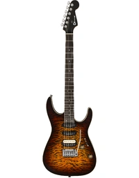 Charvel Pro-Mod Plus DK24 HSS 2PT EB QM EB Amber Tiger Eye