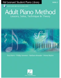 HLSPL ADULT PIANO METHOD BK 2 BK/OLA
