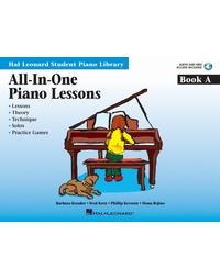 ALL IN ONE PIANO LESSONS BOOK A - BOOK/OLA PACK