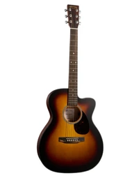 Martin OMC-10E Modern Burst Road Series Solid Spruce / Sapele Orchestra Acoustic Guitar w/ Pickup 1935 Sunburst