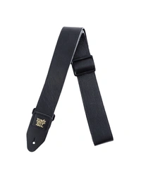Ernie Ball 2" Tri-Glide Italian Leather Strap Black
