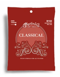 Martin M160 Classic, High Tension, Silverplated, Ball End Classical Strings
