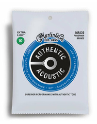 Martin Authentic, Extra Light, 10-47 92/8 Acoustic Guitar Strings