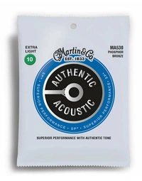Martin MA530 Authentic, Extra Light, 10-47 92/8 Acoustic Guitar Strings