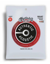Martin Authentic Treated, Light, 12-54 92/8 Acoustic Guitar Strings
