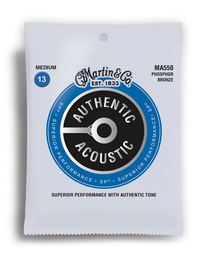 Martin Authentic, Medium, 13-56 92/8 Acoustic Guitar Strings