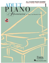 ADULT PIANO ADVENTURES ALL IN ONE LESSON BK 1