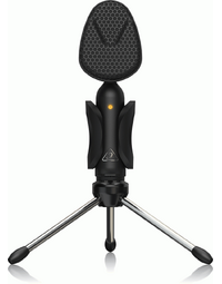 Behringer BV4038 Vintage Waffle Iron USB Super-Cardioid Condenser Vocal Mic for Podcasters, Broadcasters and Streamers