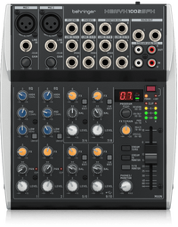 Behringer XENYX 1002SFX 10-Channel USB Powered Mixer w/FX