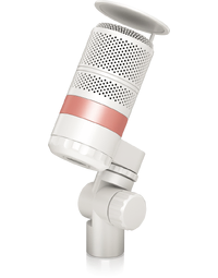 TC Helicon GoXLR Dynamic Super-Cardioid Vocal Mic White for Podcasters, Broadcasters and Streamers