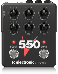 TC Electronic V550 Dual Channel Guitar Preamp Pedal