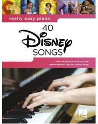 REALLY EASY PIANO 40 DISNEY SONGS