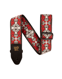 Ernie Ball Red Trellis Jacquard Strap