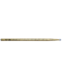 Vater VCG5AN Colour Wrap 5A Gold Sparkle Nylon Tip Drumsticks