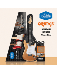 Ashton AG232GD Electric Guitar Amp Pack - Gold