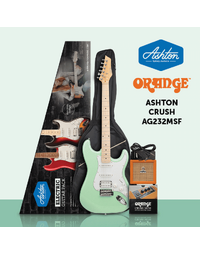 Ashton AG232MSF Electric Guitar Amp Pack - Metallic Seafoam Green