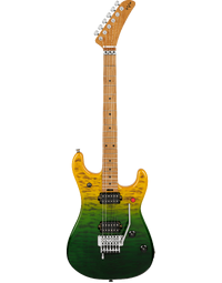 EVH 5150 Series Deluxe QM Quilt Maple Top Baked MN Limeade Zest