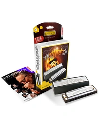 Hohner Enthusiast Series Hot Metal Harmonica Key of F