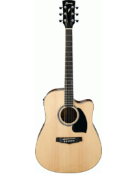 Ibanez PF15ECE NT Acoustic Guitar - Natural High Gloss