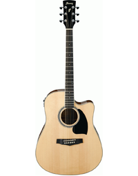 Ibanez PF15ECE NT Acoustic Guitar - Natural High Gloss