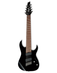 Ibanez RGMS8 BK 8 String Multiscale Electric Guitar