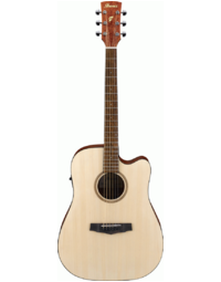 Ibanez PF10CE OPN Performance Series Cutaway Acoustic Guitar W/ Pickup - Open Pore Natural