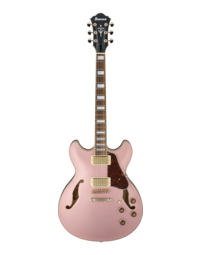 Ibanez AS73G RGF Artcore Thinline Hollow Body Electric Guitar In Rose Gold Metallic Flat