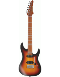 Ibanez AZ24027 TFF 7-String Prestige Electric Guitar - Tri Fade Burst Flat