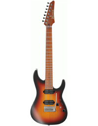 Ibanez Prestige AZ24027 TFF 7-String Electric Guitar Tri Fade Burst Flat
