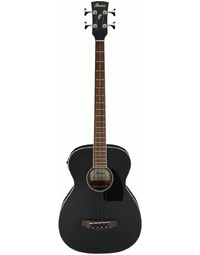 Ibanez PCBE14MH WK Acoustic Electric Bass Guitar - Weathered Black