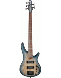 Ibanez SR605E CTF 5-String Electric Bass - Cosmic Blue Starburst Flat