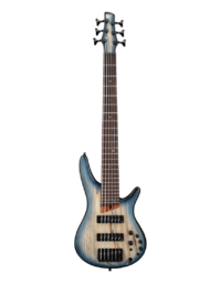 Ibanez SR606E CTF 6-String Electric Bass in Cosmic Blue Starburst Flat