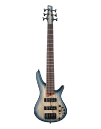Ibanez SR606E CTF 6-String Electric Bass in Cosmic Blue Starburst Flat