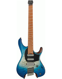 Ibanez QX54QM BSM Headless Electric Guitar Blue Sphere Burst Matte