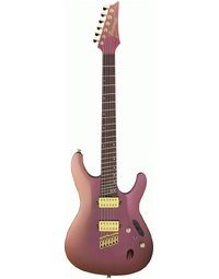 Ibanez Axe Design Lab SML721 RGC Lite Multi-Scale Electric Guitar Rose Gold Chameleon