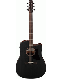 Ibanez AAD190CE WKH Advanced Acoustic Dreadnought Weathered Black Open Pore