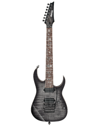 Ibanez J.Custom RG8527 BRE 7-String AAA Flame Maple Top Electric Guitar Black Rutile