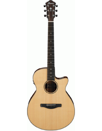 Ibanez AEG200 LGS AEG Solid Top Acoustic Guitar Natural Low Gloss
