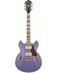 Ibanez AS73G MPF Artcore Thinline Hollow Body Electric Guitar Metallic Purple Flat
