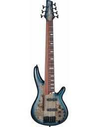 Ibanez Bass Workshop SRAS7 CBS Ashula 7-String Hybrid Partly-Fretless Electric Bass Cosmic Blue Starburst