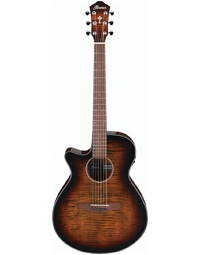 Ibanez AEG70L TIH AEG Acoustic Guitar Left-Handed Tiger Burst High Gloss