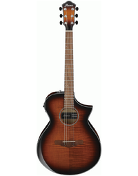 Ibanez AEWC400 AMS AEW Acoustic Guitar Amber Sunburst High Gloss