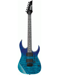 Ibanez Gio RG120QASP BGD Quilt Art Grain Top Electric Guitar Blue Gradation