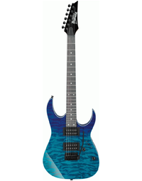 Ibanez Gio RG120QASP BGD Quilt Art Grain Top Electric Guitar Blue Gradation